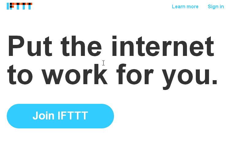 IFTTT 設定手順１