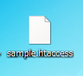 .htaccessファイルの作り方1