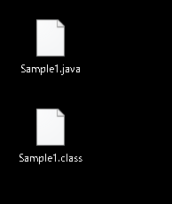 javaコンパイル：classファイルの作成-2